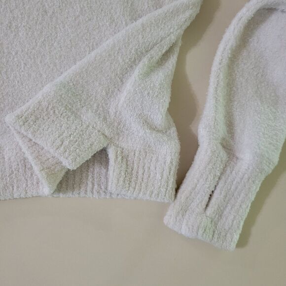 Z Supply Women's Bone Long Sleeve Kacey Feather Hoodie - Picture 13 of 16